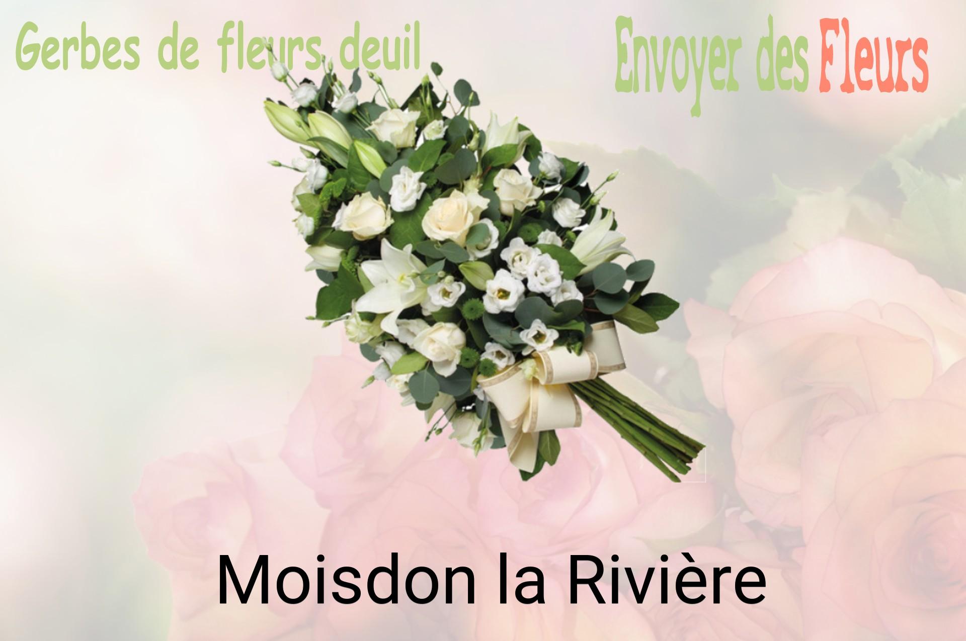 Gerbe de fleurs de deuil livrée à Moisdon-la-Rivière